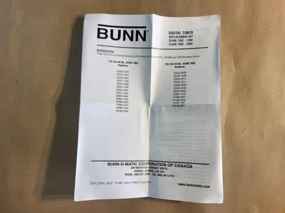NEW BUNN-O-MATIC 32400.7002