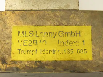 MLS Lanny GmbH VE2B10 Solenoid Valve Block 24VDC  Trumpf 135 685
