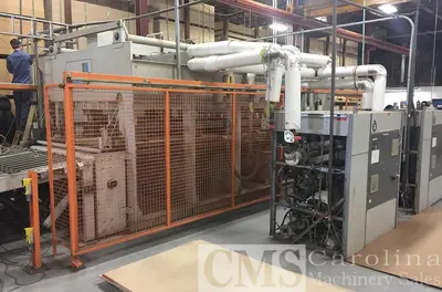 USED 2002 BURKLE ODW 2055 THROUGH-FEED PRESS