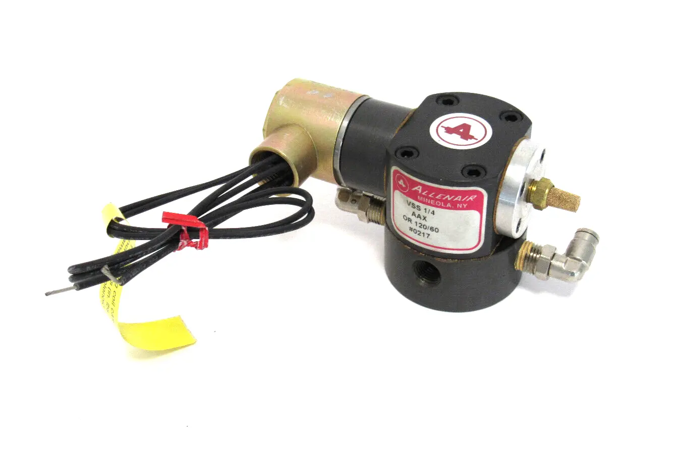 NEW ALLENAIR VSS-1/4-AAX OR 120/60 SOLENOID VALVE VSS14AAX