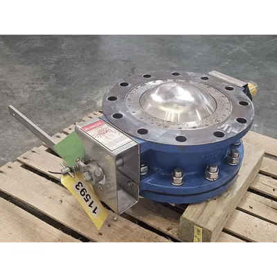 8" Roto-Disc Size 8 Spherical Valve Manual hand lever actuation [UNUSED!]