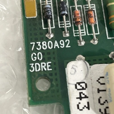 USED Westinghouse 7380A92 GO 3DRE
