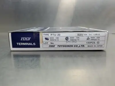 TOGI PTU-20 600V 19A TERMINAL BLOCKS. 5D-15