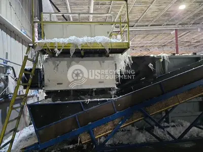 USED 2013 VECOPLAN TWO (2) VAZ 1600 M-FF FILM & FIBER SINGLE SHAFT