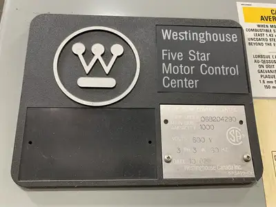 Five Star Motor Control Center (MCC), 600V Max., 1000A, 21 Buckets