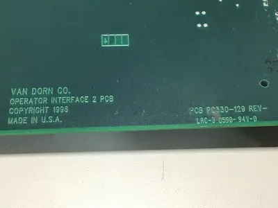 USED VAN DORN PC330-129 330-129