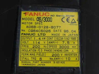 USED GE FANUC Α6/3000