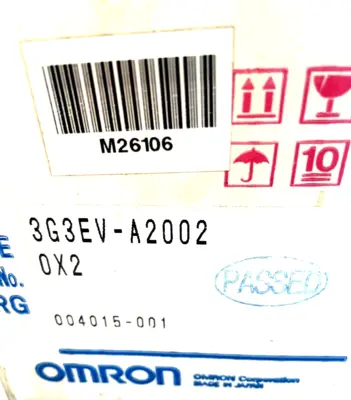 NEW OMRON 3G3EV-A2002 0X2 AC DRIVE INVERTER 3G3EVA2002