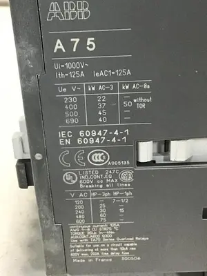 USED ABB A75