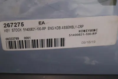 KEY STOCK 51400910-100-RP ENG KDB ASSEMBLY-CRP TESTED STOCK  G579