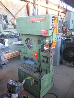 USED PEDDINGHAUS 88 TON HYDRAULIC IRONWORKER PEDDIWORKER 880