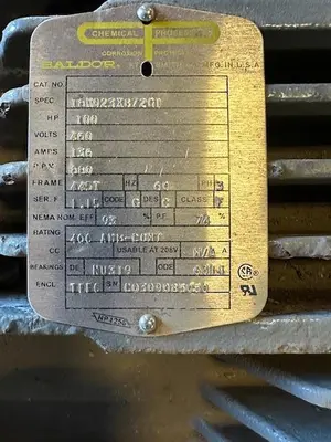 USED BALDOR SQUIRREL CAGE