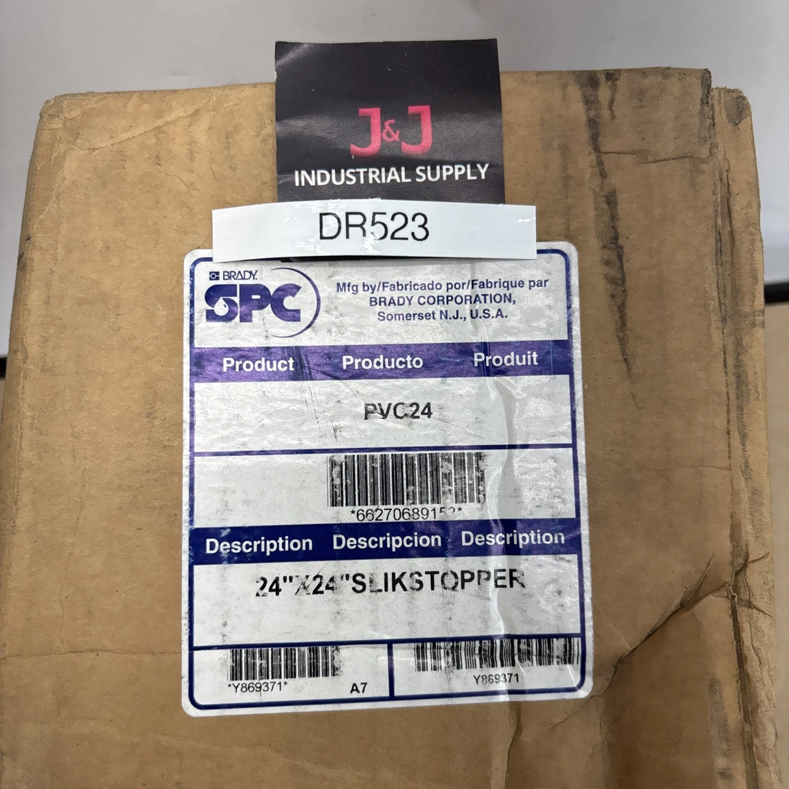 NEW Brady Pvc 24
