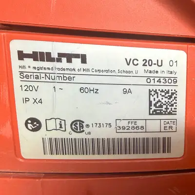 Used HILTI VC20-U Wet/Dry Vacuums South Carolina US | General Equipment and Supply #1491295
