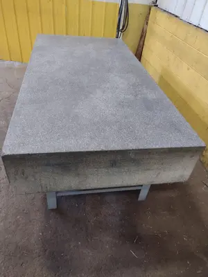 8' X 4' X 14" CHALLENGE PRECISION LAYOUT INSPECTION GRANITE TABLE: STOCK #23811