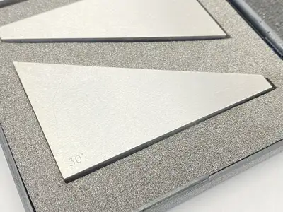 USED VALUE COLLECTION 1 TO 30 DEGREE ANGLE 3" LONG STEEL ANGLE BLOCK SET