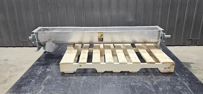 Used Screw Conveyor, 7" Diameter X 60'' Long