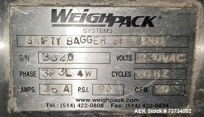 Used WEIGHPACK SYSTEMS SWIFTY 120 Form & Fill Horizontal - Pre Made Bags Illinois US | Aaron Equipment #1566115