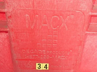 Macx 37" X 45" X 26" Plastic Bulk Container