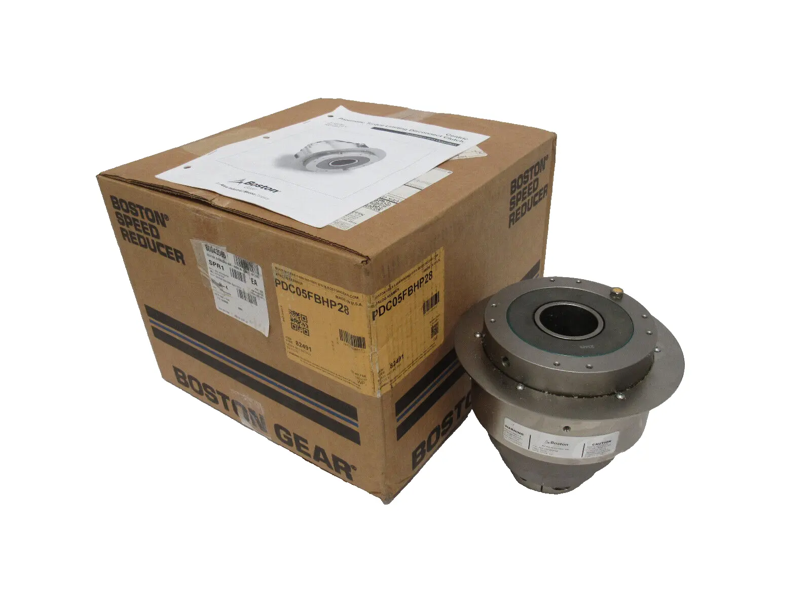 NEW BOSTON GEAR PDC05FBHP28 PNEUMATIC OVERLOAD CLUTCH 2" BORE