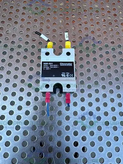 Used CHROMALOX SSR-501 POWER CONTROLLER MODULE 50A, 600VAC, 4-32 VDC Temperature Controls | Equipment Lab #486612
