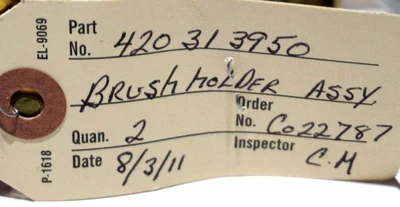 NEW 420-31-3950 BRUSH HOLDER ASSEMBLY 420313950