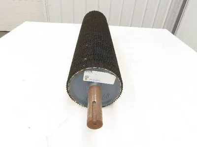 Intelligrated 28" Conveyor Lagged Grip Top Pulley 6"x 26-3/4"W 1-7/16" Shaft
