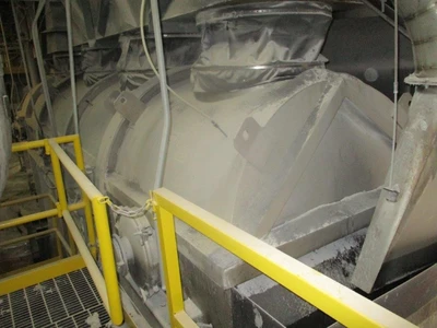 30' L x 70" Wide Carrier Fluid Bed Dryer With Heater