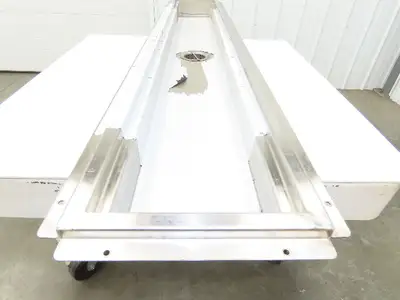 Regency 600FT1272SS 12" x 72" 14-Gauge Stainless Steel Floor Trough NSF