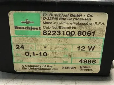 USED BUSCHJOST 8223100.806