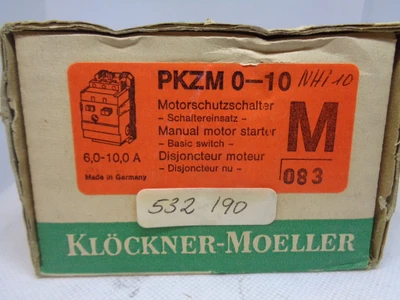 NEW KLOCKNER MOELLER PKZM 0-10