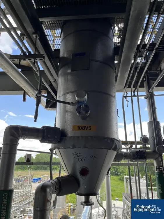 Used Letco 125 Gal CMC Letco Jacketed Receiver Tank, 316L S/S, 50/150# Stainless Steel Tanks Ohio US | Federal Equipment Company #126608