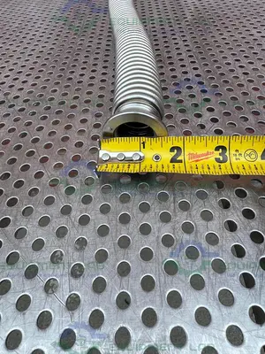 Stainless Steel  Bellows Flexible Vacuum Hose 12" w/ KF 25 Fitting