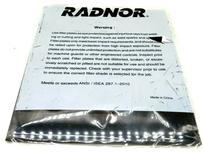 NEW LOT OF 3 RADNOR RAD64005032 HEAT TREATED GLASS SHADE 12