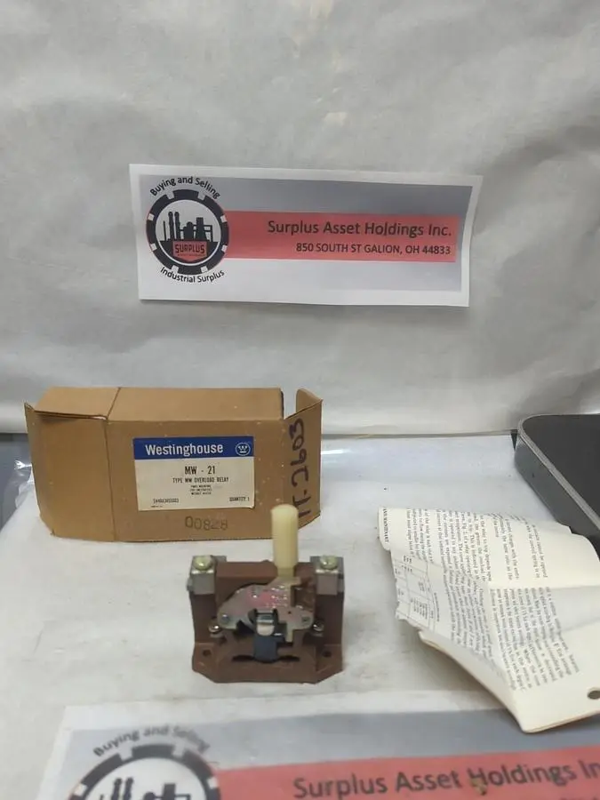 New | in-Stock WESTINGHOUSE MW-21 Miscellaneous Equipment (Electrical & Power) | Surplus Asset Holdings #1195235
