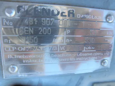 USED FLENDER SEN200