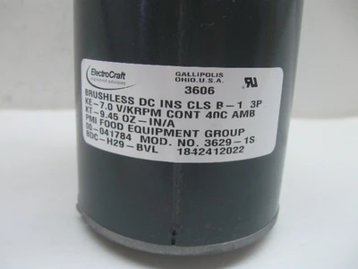 USED ELECTROCRAFT 3629-1S BDC-H29-BVL