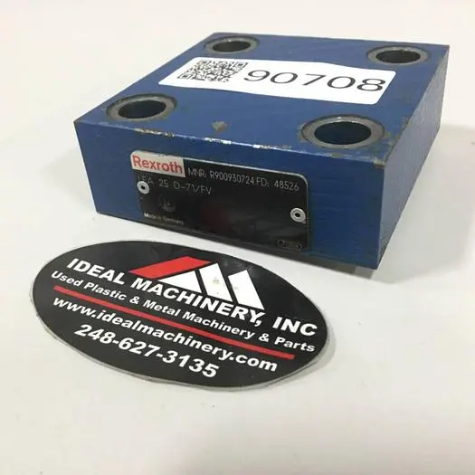 Used REXROTH LFA25D71FV Valves/Fittings Michigan US | Ideal Machinery #576325