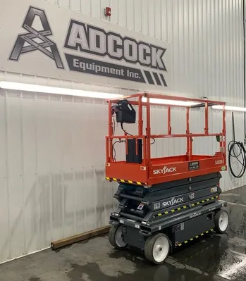 New | in-Stock 2026 SKYJACK SJ3226 E ELECTRIC SCISSOR LIFT Scissor Lifters Alberta CA | Adcock Equipment #1417634