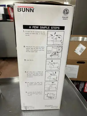 New | in-Stock Bunn New Bunn 2.15L Stainless Brew Thru Push Button Airpot Coffee Dispenser Coffee Equipment Illinois US | Falcon Restaurant Supply #1378010