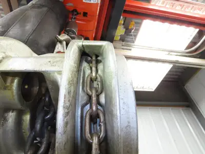 CM Cyclone Model S 2 Ton 4000Lb Manual Chain Fall Hand Hoist 8' 6" Lift