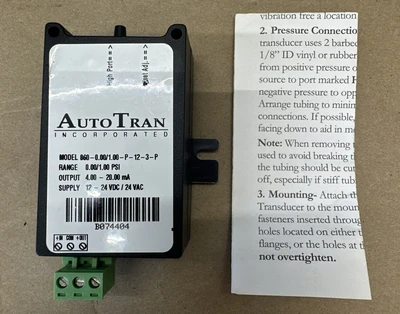 NEW Auto Tran 860-0.00/1.00-P-12-3-P