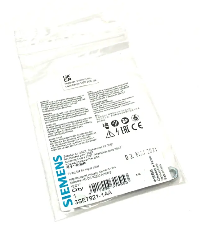New | in-Stock SIEMENS ROPE ROLLER FIXING M4 STEEL Misc Industrial Equipment | Maverick Industrial Sales #1117655