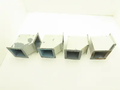 Wiegmann JWL904 4"x 4" Wireway 90° Elbow Feed-Through Lot of 4