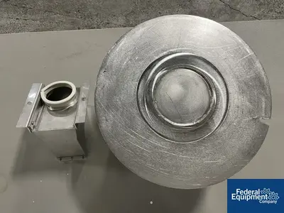 USED Vector 3.75 Liter Coating Pan for Vector LDCS-3, S/S