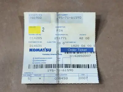 USED KOMATSU 195-71-61590