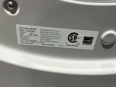 Used SAMSUNG DV90F53AEYA3 Residential Appliances Michigan US | Miedema Asset Management Group #1320981