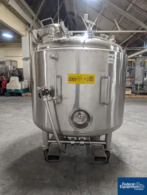 USED Precision 1,200 Liter DCI Reactor, Hastelloy C276, 45/150#