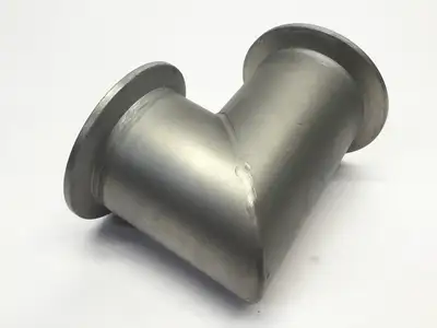 3” OD | Unbranded SS Elbow 90 Degree Vacuum Fitting Approx.  - Used