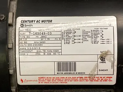 Used CENTURY 7-165049-03 Industrial Controls Ohio US | Surplus Asset Holdings #1241037